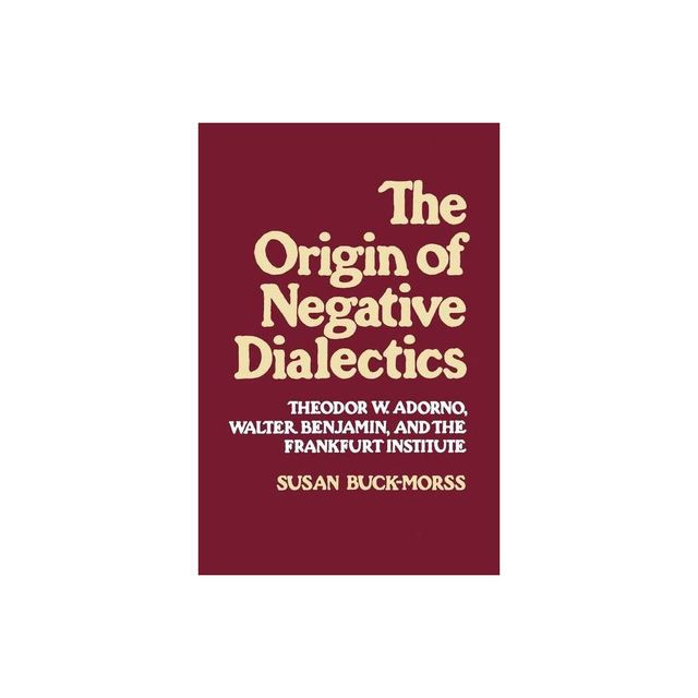 Origin of Negative Dialectics - by Susan Buck-Morss (Paperback)