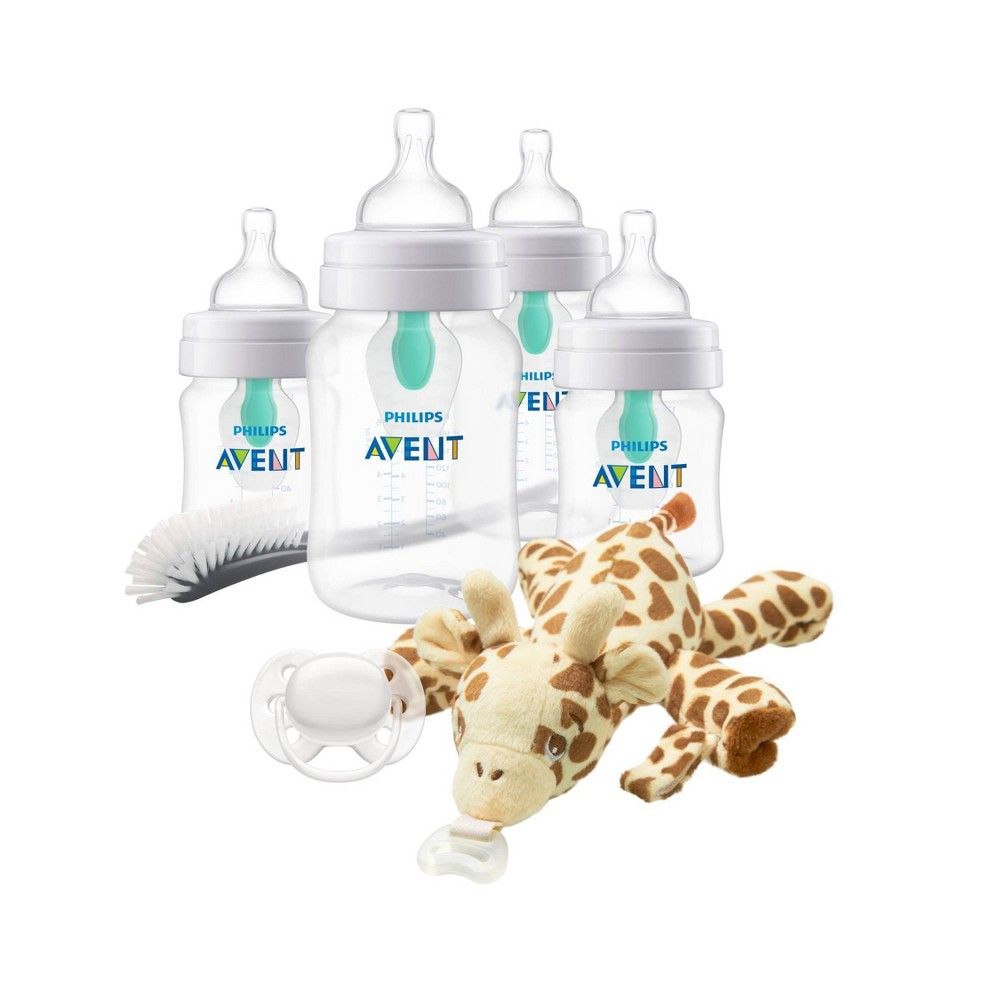 Philips Avent Natural Baby Bottle With Natural Response Nipple Baby Gift  Set - Teal - 4pc : Target