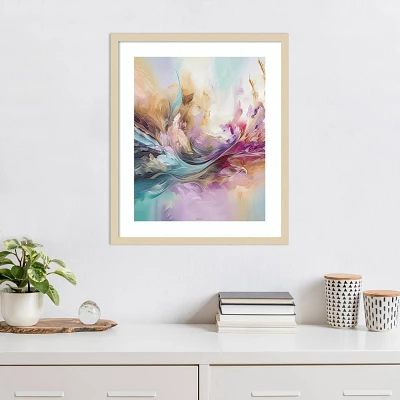 Amanti Art Watercolor Swish by Incado Wood Framed Wall Art Print