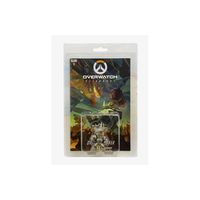 Overwatch Reinhardt Comic Book and Backpack Hanger - by Matt Burns (Mixed Media Product)