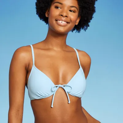 Women Tie Detail Underwire Bikini Top