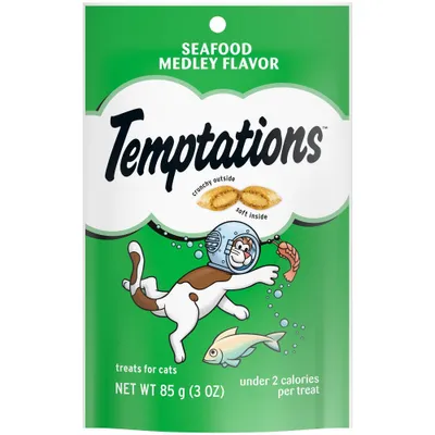 Temptations Seafood Medley Crunchy Cat Treats