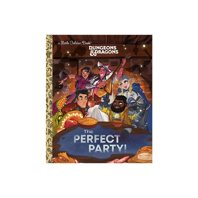 The Perfect Party! (Dungeons & Dragons) - (Little Golden Book) by David Lewman (Hardcover)