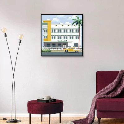 Masterpiece Art Gallery 24x24 Miami Retro I Wall Art