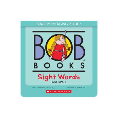 Bob Books - Sight Words First Grade Box Set Phonics, Ages 4 and Up, First Grade, Flashcards (Stage 2: Emerging Reader) - by Lynn Maslen Kertell