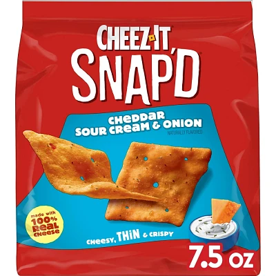 Cheez-It Snapd Cheddar Sour Cream & Onion Crackers - 7.5oz