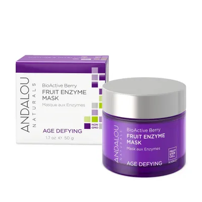 Andalou Naturals Age Defying Bio-Active 8 Berry Fruit Enzyme Face Mask - 1.7oz