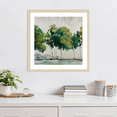 Amanti Art Late Summer Trees by Jacqueline Ellens Wood Framed Wall Art Print