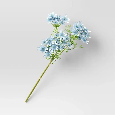 Artificial Blue Flower Stem - Threshold