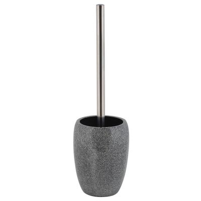 Eclat Glitter Bowl Brush Holder Gray - Elle Dcor