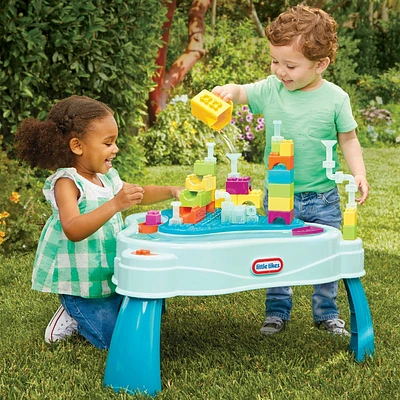 Little Tikes Build and Splash Deluxe Water Table with Block Set - 50pc