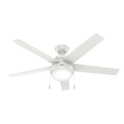 Hunter Fan 52 Anslee Ceiling Fan with LED Light Kit and Pull Chain