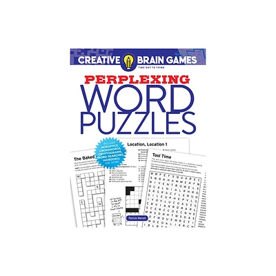 Creative Brain Games Perplexing Word Puzzles - (Dover Brain Games & Puzzles) by Patrick Merrell (Paperback)