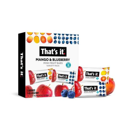 Thats It. Mango Blueberry Mini Fruit Bars - 10ct/7oz