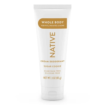 Native Aluminum Free Limited Edition Holiday Whole Body Deodorant Cream - Sugar Cookie - 3oz