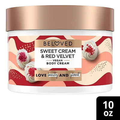 Beloved Sweet Cream & Red Velvet Body Cream 10oz