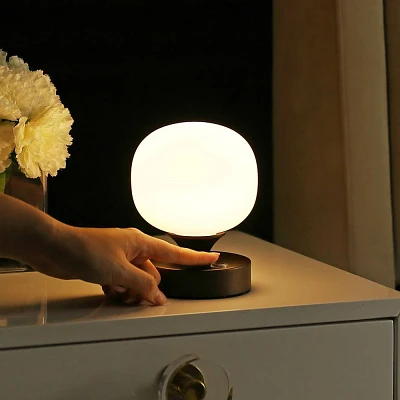 6.13 Owen Iron Rechargeable LED Touch Sensor Table Lamp: Portable & Dimmable - JONATHAN Y