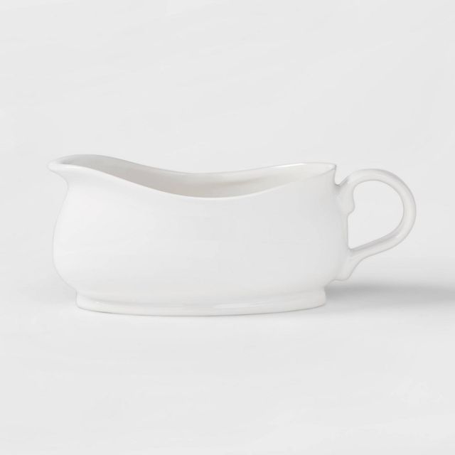 Porcelain Gravy Boat 20oz White - Threshold