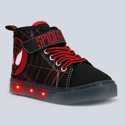 Toddler Marvel Spider-Man Lighted Hi Top Sneaker