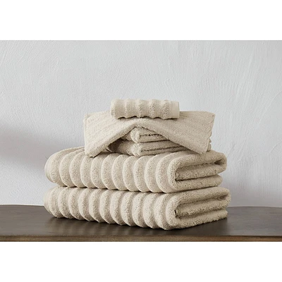 London Fog 6pc Zero Twist Bath Towel Set