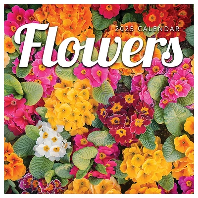 TF Publishing 2025 Wall Calendar 12x12 Flowers