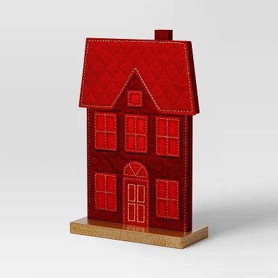 Fabric House Christmas Village Building