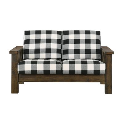 Jovie Gingham Rustic Loveseat - HOMES: Inside + Out