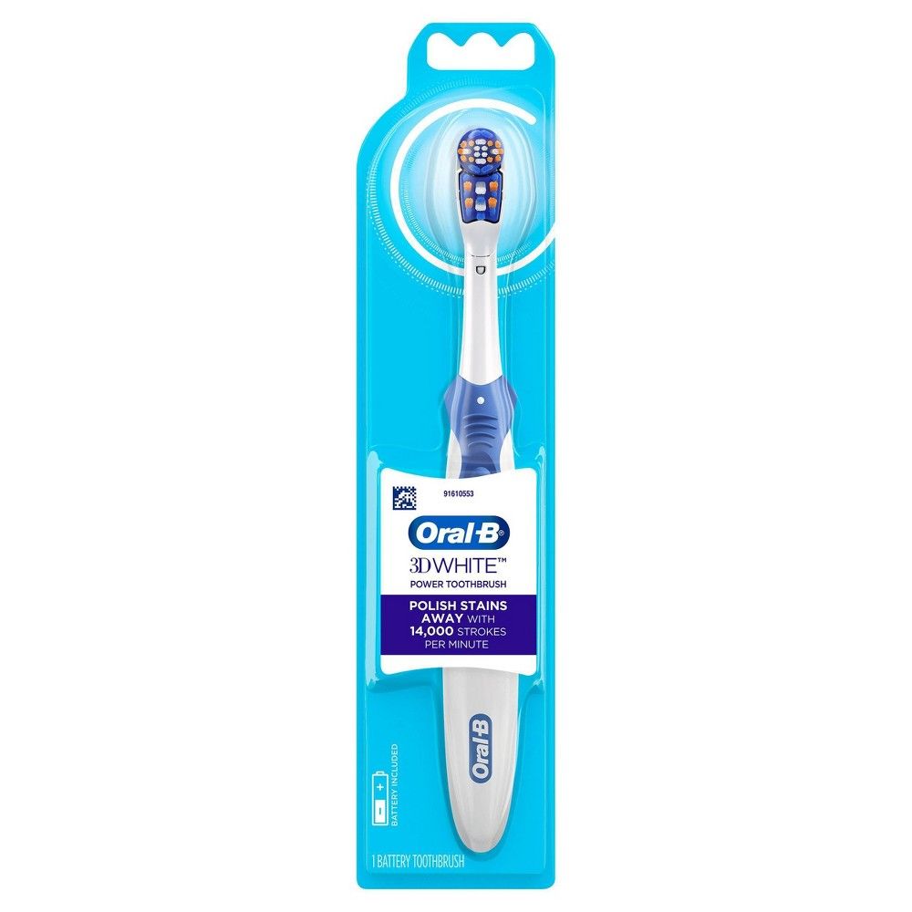 gesloten Jeugd hebben zich vergist Oral-B 3D White Battery Power Toothbrush - 1ct | Connecticut Post Mall