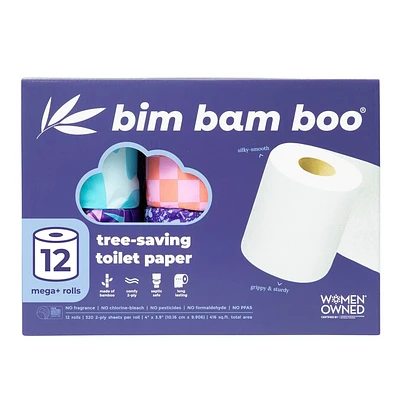 Bim Bam Boo Bamboo Bath Toilet Paper - 12pk/320ct