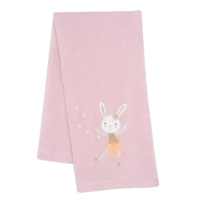 Bedtime Originals Tiny Dancer Fleece Baby Blanket - Pink