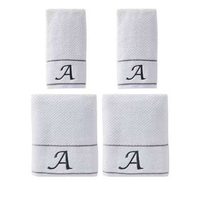 2pc Casual Monogram 'x' Hand Towels - Skl Home : Target