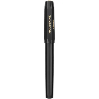 Moleskine/Kaweco Ball Pen Black: 1.0mm Rollerball, Blue Ink, Stationery & Office, Includes Case