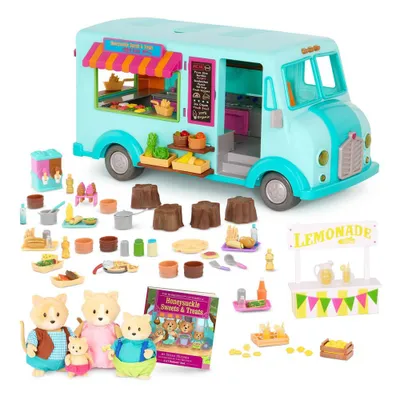 Lil Woodzeez Food Truck and Figurines Deluxe Playset