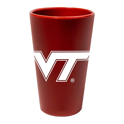 NCAA Virginia Tech Hokies Silicone Pint Glass - 16oz