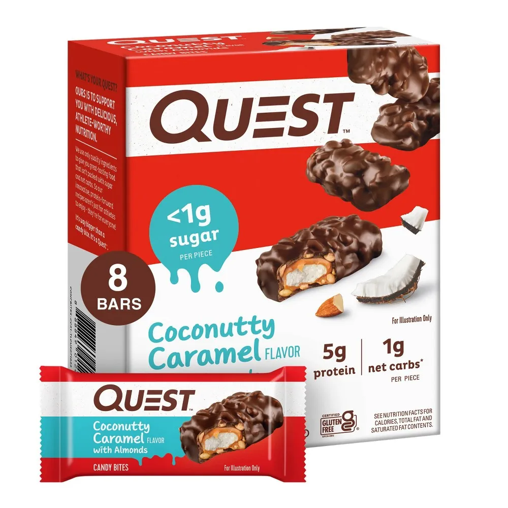 Quest Nutrition Coconutty Caramel Candy Bites - 8ct