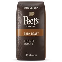 Peets French Dark Roast Whole Bean Coffee - 10.5oz