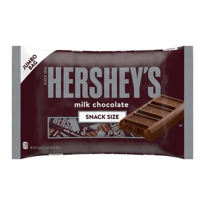 Hersheys Snack Size Milk Chocolate Bars - 19.8oz