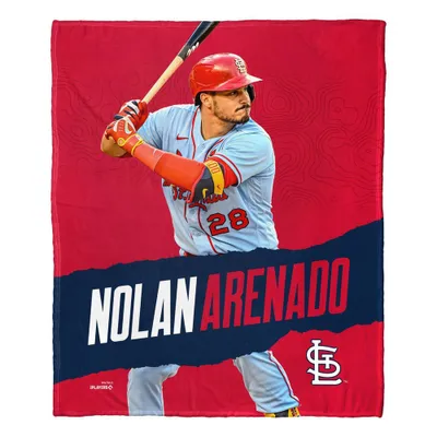 50x60 Mlb St Louis Cardinals Mascot 2 Layer Silk Touch Sherpa