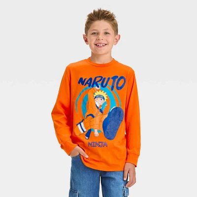 Boys Naruto Long Sleeve Graphic T-Shirt