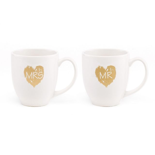 2ct Mr.& Mrs. Mugs Drinkware set