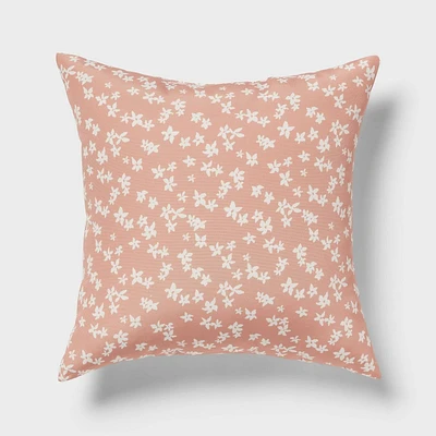 Square Decorative Pillow - Room Essentials: Pattern, Canvas