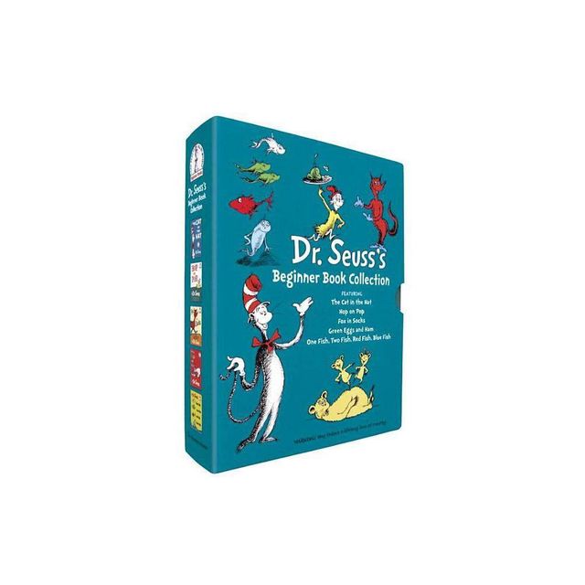 Dr. Seuss's Beginner Book Boxed Set Collection: The Cat in the Hat; One  Fish Two Fish Red Fish Blue Fish; Green Eggs and Ham; Hop on Pop; Fox in  Socks: Dr. Seuss