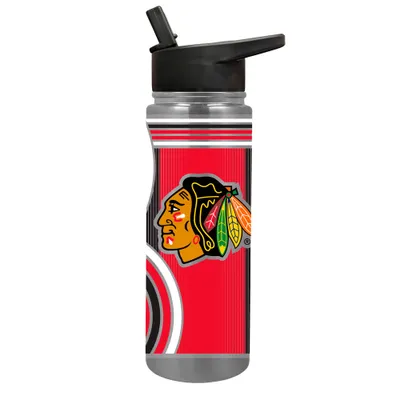 NHL Chicago Blackhawks 24oz Thirst Hydration Water Bottle