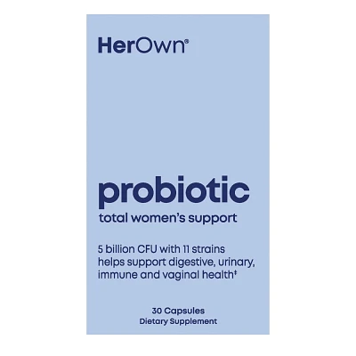 Her Own Digestive Health Probiotic Capsules - 30ct