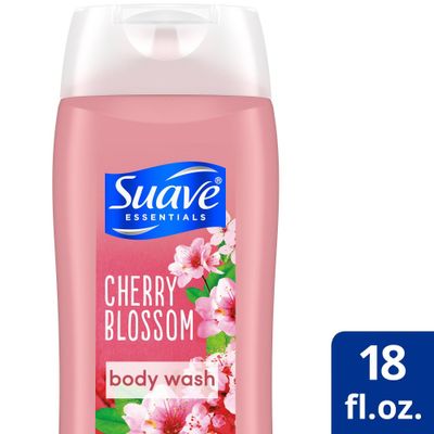 Suave Essentials Cherry Blossom Pampering Body Wash - 18 fl oz