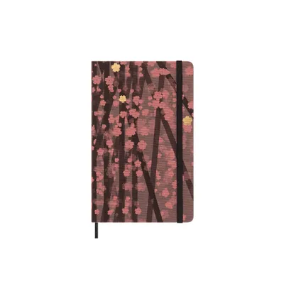 Moleskine LE Notebook Sakura Large Plain: Journal, Undated, Hard Cover, 5x8.25, Pink, 176 Pages, Acid-Free, FSC Certified