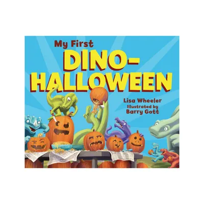 My First Dino-Halloween - (Dino Board Books) by Lisa Wheeler (Board Book)