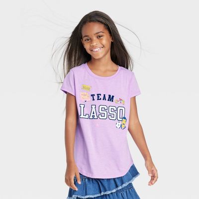 Girls Ted Lasso Short Sleeve Graphic T-Shirt