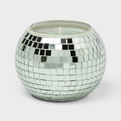 Disco Ball Jade Waters Flame Candle 4.8oz - Room Essentials