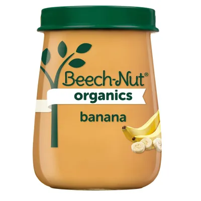 Beech-Nut Organics Bananas Baby Food Jar - 4oz